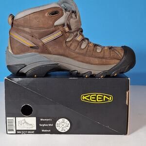 KEEN Womens Targhee II Mid Waterproof Hiking Boots sz 10 Walnut Almost NIB